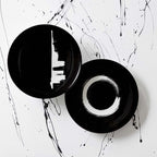 MODULO NOIR ARTY CREATION Assiette 29 cm