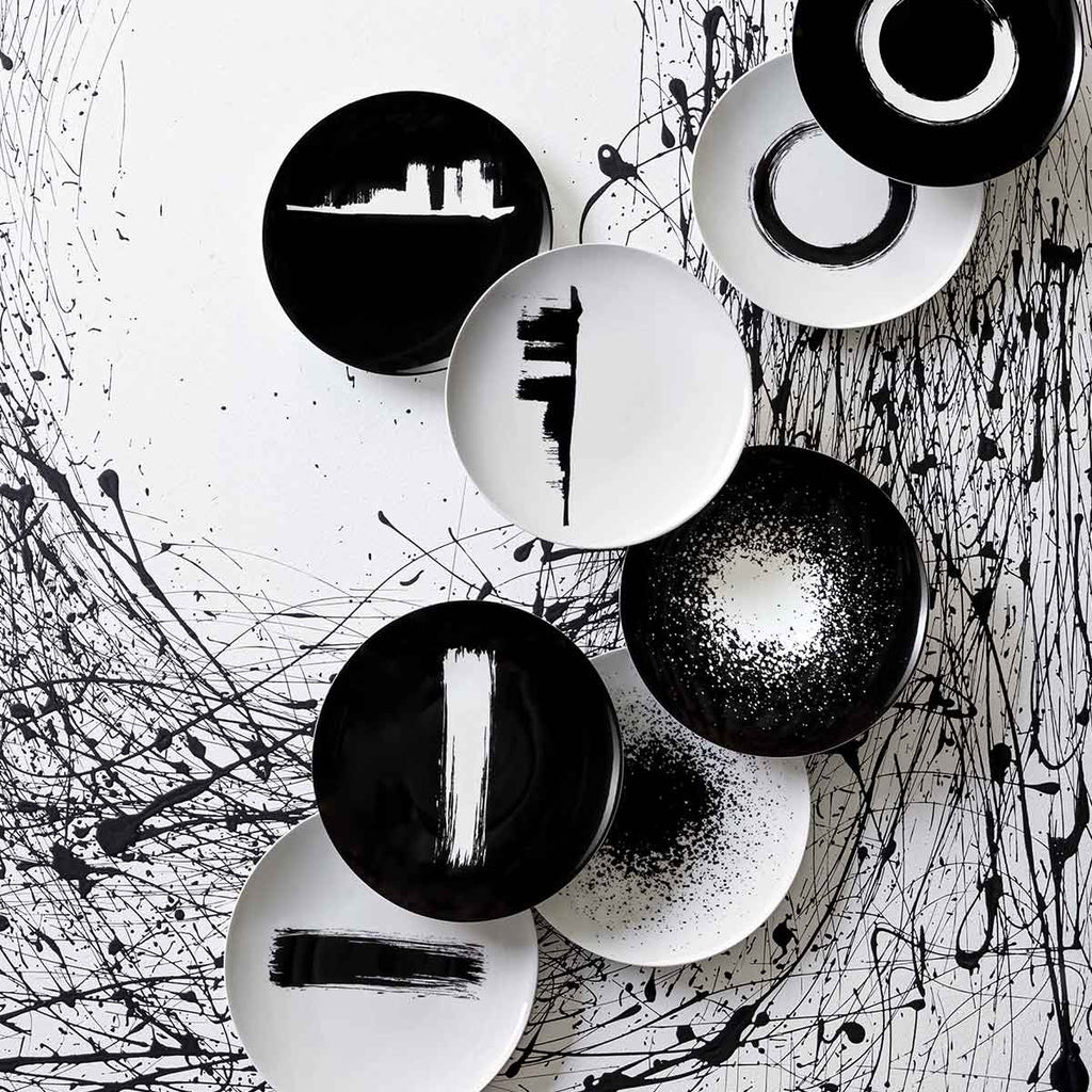 MODULO NOIR ARTY CREATION Assiette 29 cm