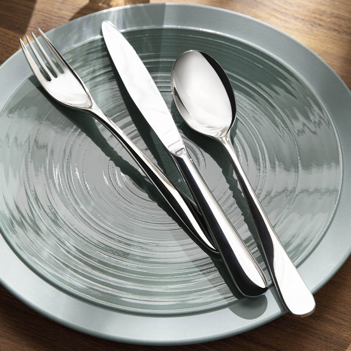 BAHIA ARGILE VERT Assiette à dessert 23 cm