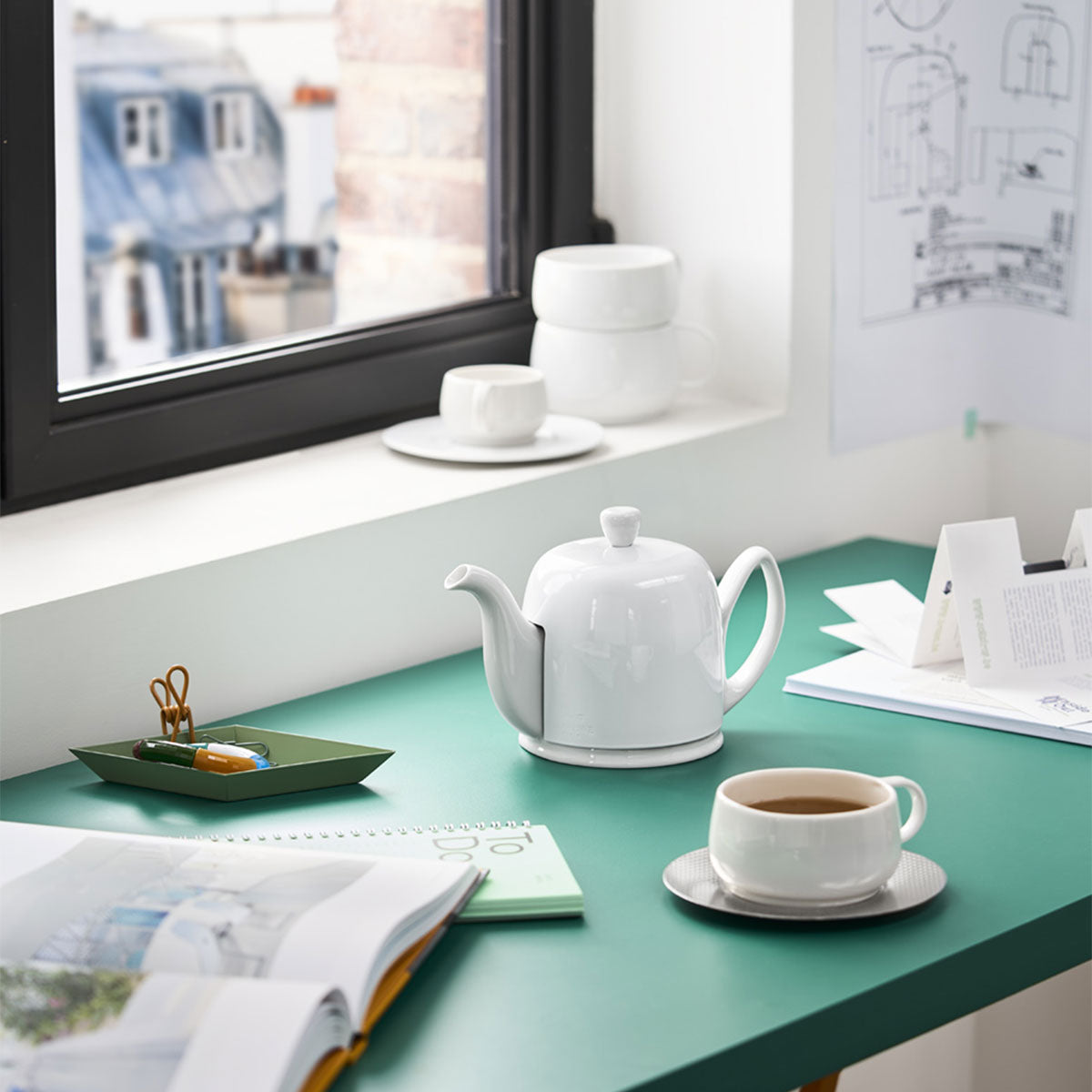 CAFETERIE EMPILEO BLANC Tasse à café/expresso 10 cl