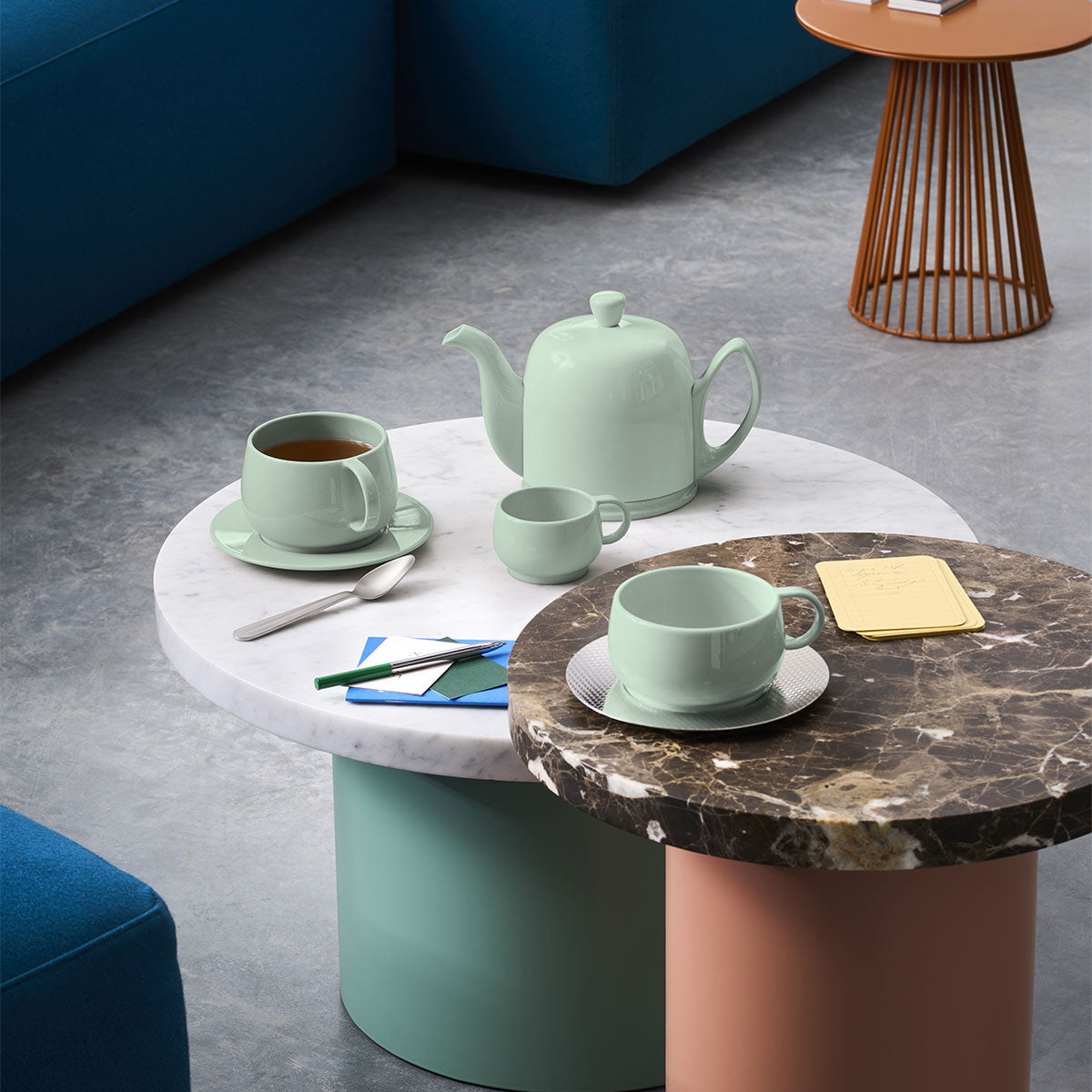 Image du produit: SALAM MONOCHROME Théière 4 tasses cloche vert amande