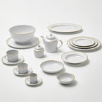 ECLIPSE GALON OR Assiette de présentation 32 cm