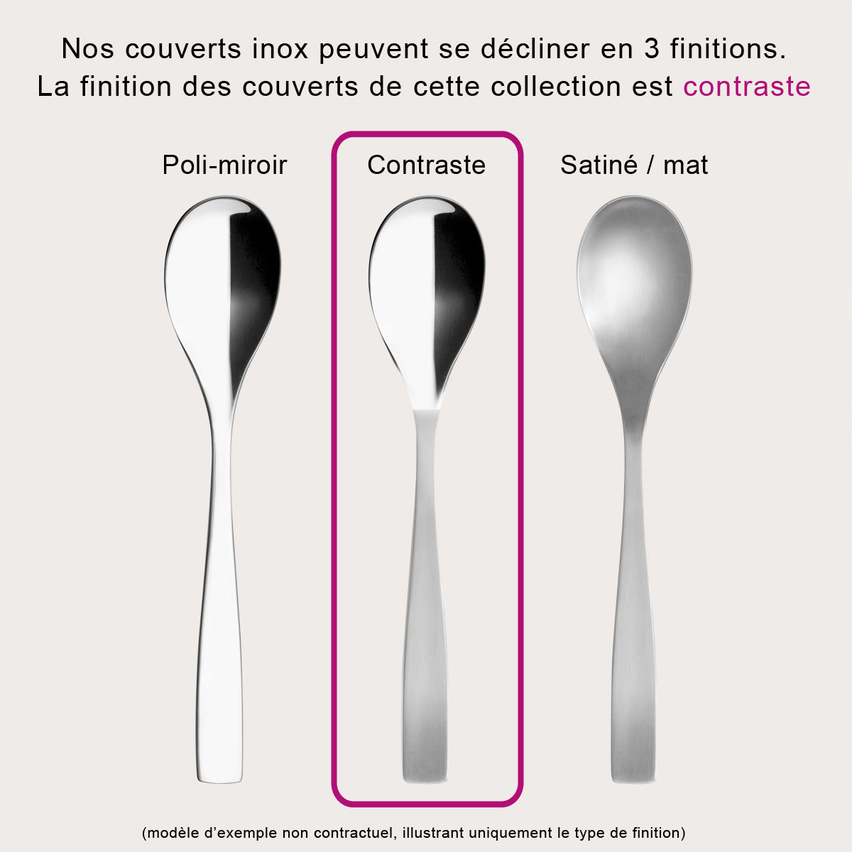 ASTREE CISELE MIROIR Fourchette de table