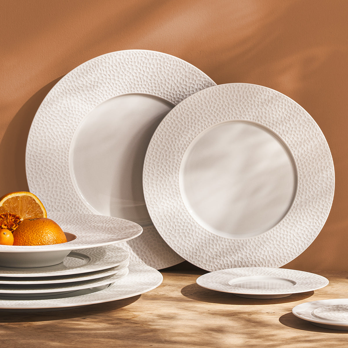 COLLECTION L FRAGMENT BLANC Assiette gourmet grand bassin 30 cm