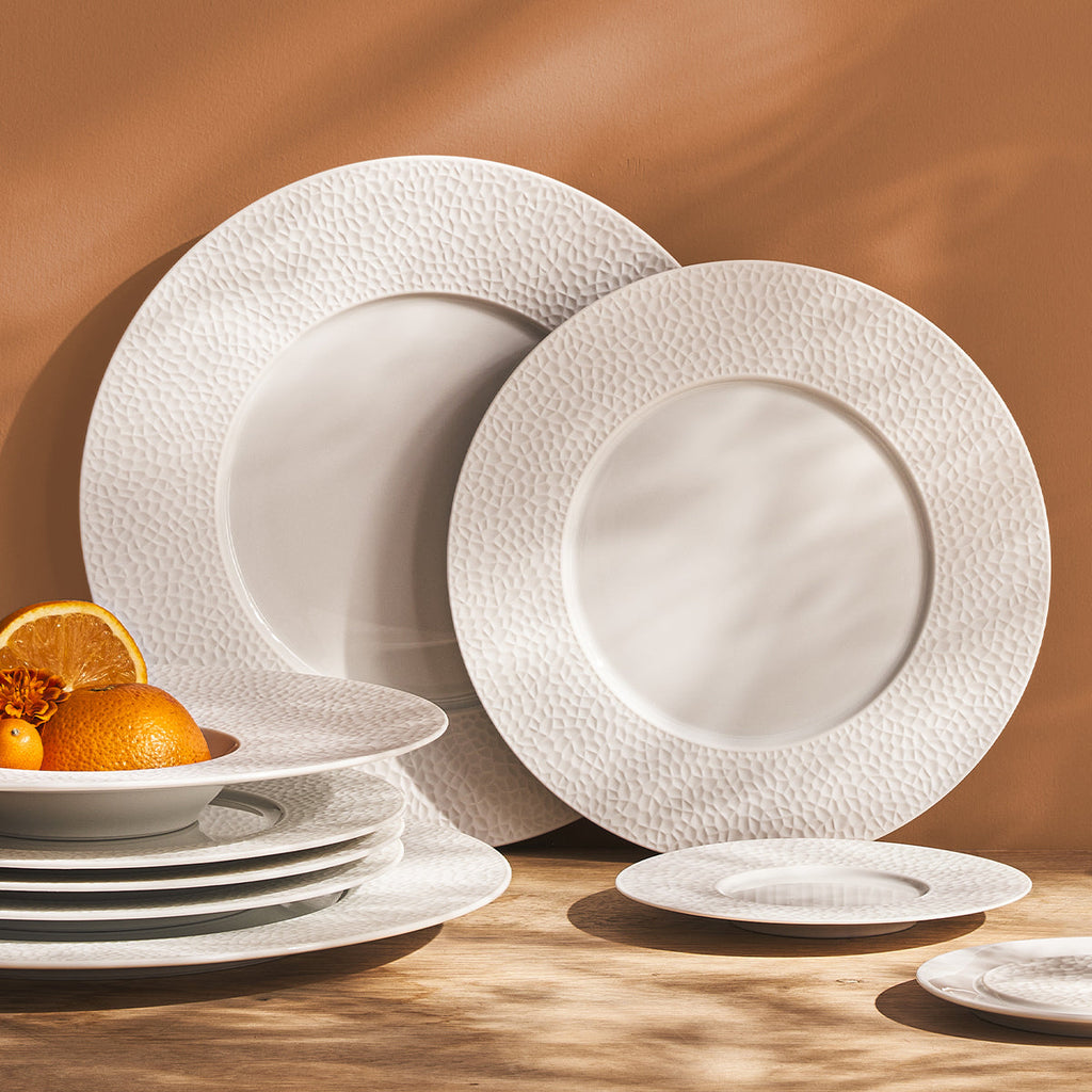 COLLECTION L FRAGMENT BLANC Assiette à dessert 24 cm