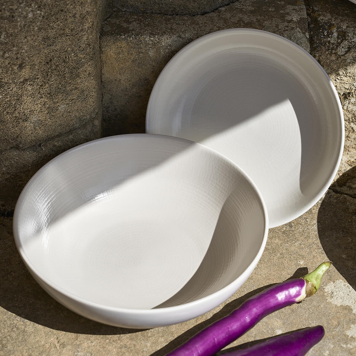 MODULO NATURE KAOLIN Saladier 24 cm