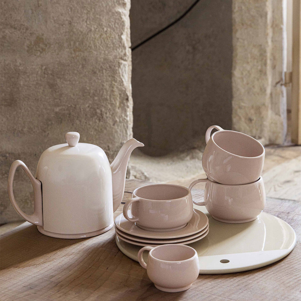 CAFETERIE EMPILEO ROSE NUDE Tasse à déjeuner 39 cl