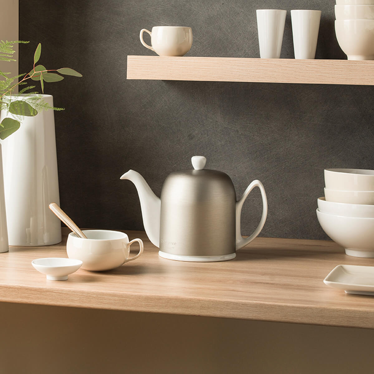 SALAM MINERALE Théière 4 tasses cloche zinc