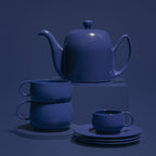 SALAM MONOCHROME Théière 4 tasses cloche bleue