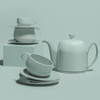 SALAM MONOCHROME Théière 6 tasses cloche vert amande